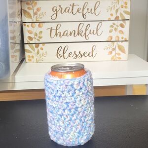 Handmade Multicolor Crochet Can Cozy